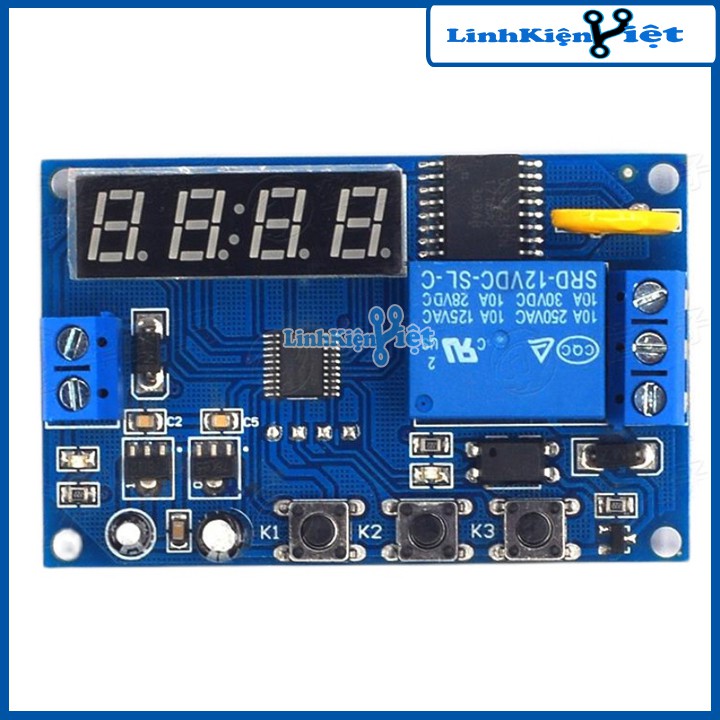 Module Tạo Trễ - Chuyển Mạch Điều Khiển Relay 12V Thời Gian Thực DS3231