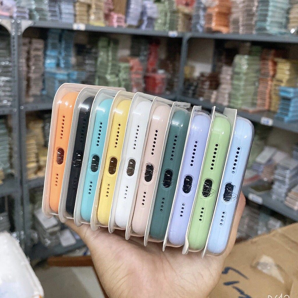 Ốp iphone - Ốp Lưng Iphone CHỐNG BẨN FULL VIỀN Màu Cá Tính 6/6s/6plus/6s plus/7/8/7plus/8plus/x/xs/xs max/11/11pro/11pro