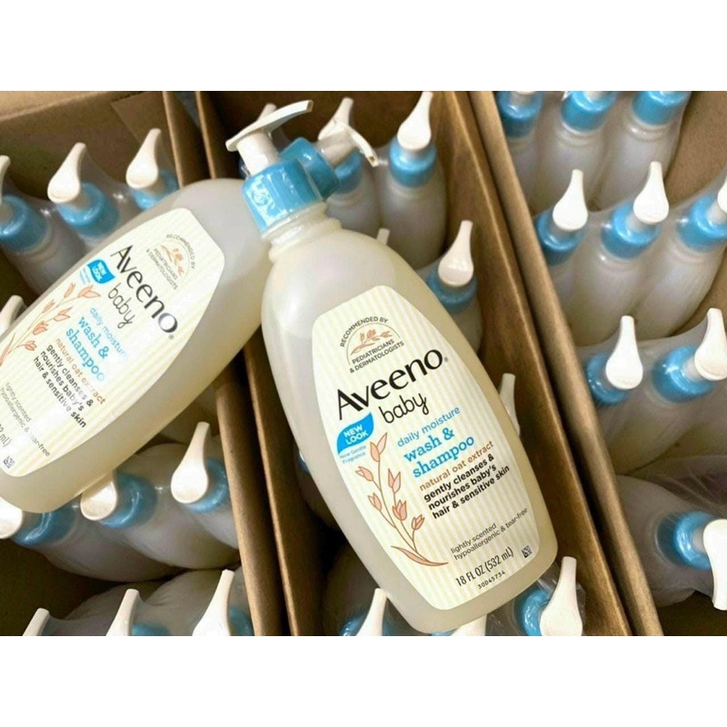 Sữa tắm Aveeno baby 532ml hàng chính hãng