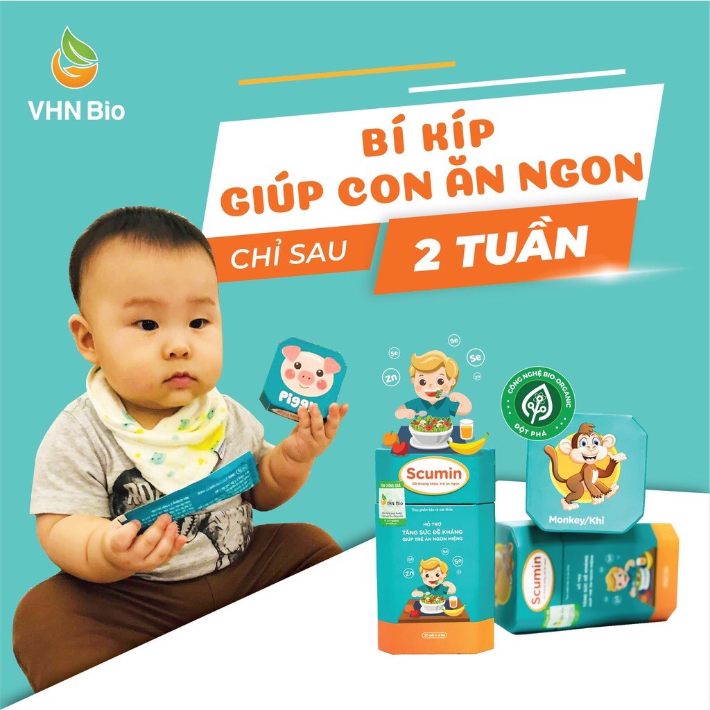 SCUMIN cốm ăn ngon cho bé giúp bé ăn ngon, hết ốm vặt, tăng sức đề kháng, không lo trẻ biếng ăn, thiếu hụt vi chất DD