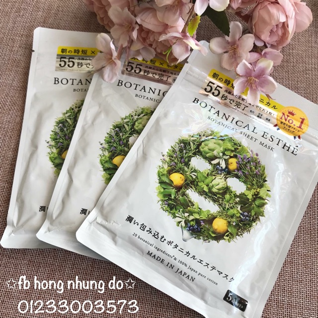 Mặt nạ botanical gói 5m