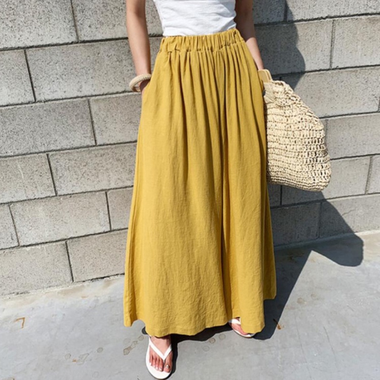 IELGY Quần Dài Dáng Rộng Cỡ Lớn Thời Trang Cho Nữ