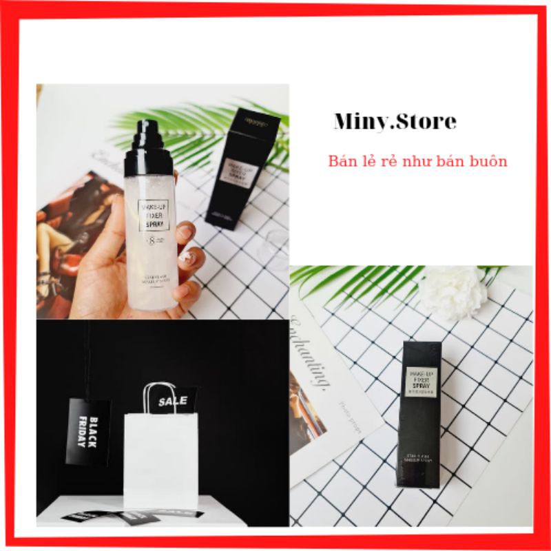 Xịt khoáng make up Fixer Spray khóa nền cấp ẩm phù hợp mọi loại da 100ml | BigBuy360 - bigbuy360.vn