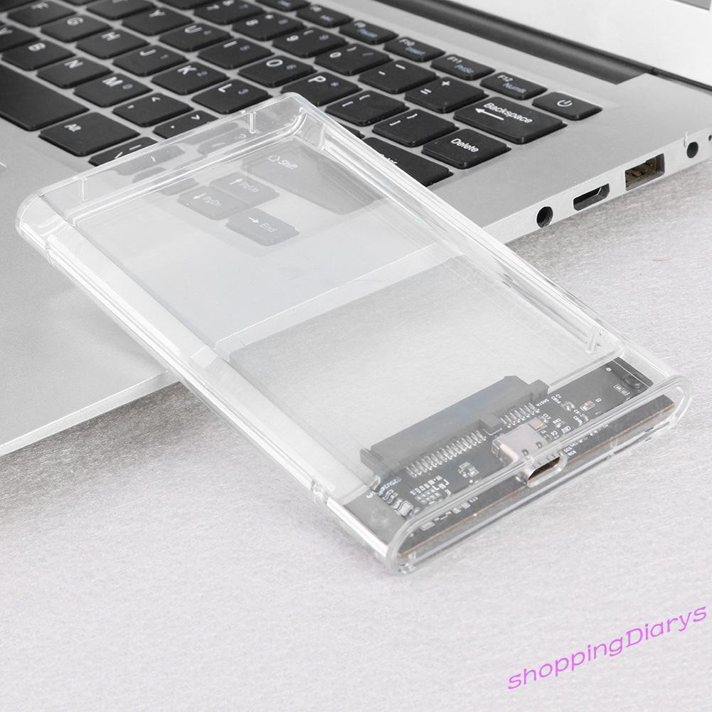 Hộp Đựng Ổ Cứng Ngoài Sh Usb 3.1 Type-C 2.5 Inch Sata Hdd Ssd Ốp