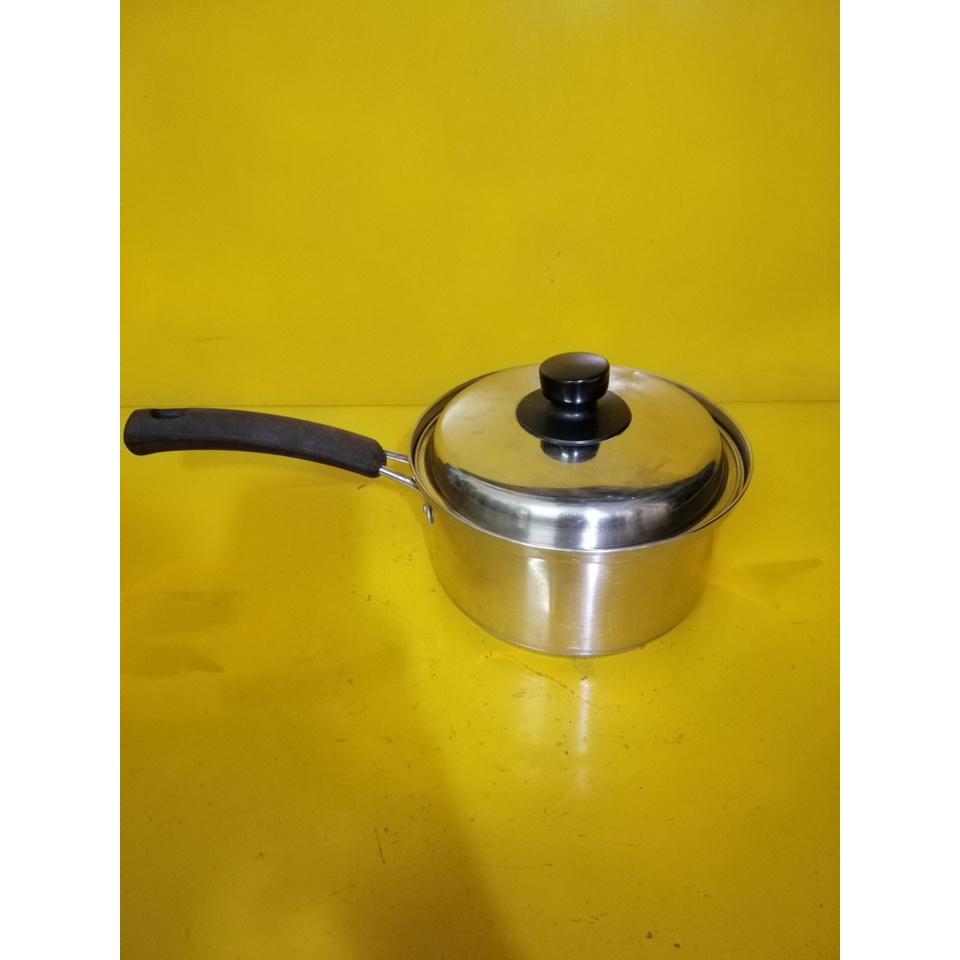 Quánh inox nội địa Nhật, size 20cm, cao 10cm (mã 633), Dùng được bếp từ