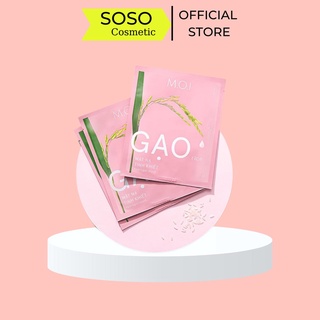 Mặt Nạ, Mask Gạo Tinh Khiết M.O.I Sáng Da, Cấp Ẩm Cao Cấp Chính Hãng
