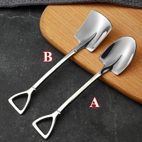 Muỗng Cà Phê Bằng Thép Không Gỉ 304 Thiết Kế Cổ Điển Thời Trang