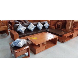 Bộ sofa gỗ sồi sfg08