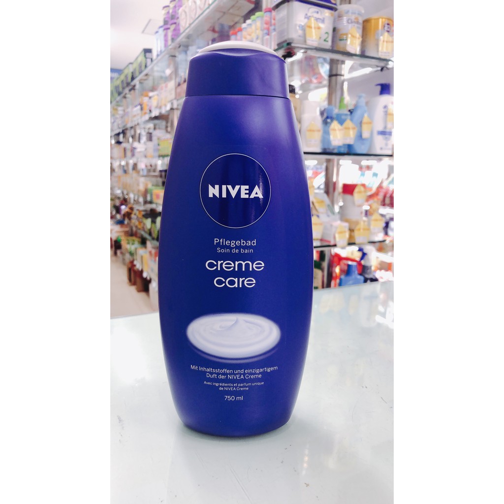 Sữa Tắm Dưỡng Da Mềm Mịn Trắng Sáng NIVEA 750ml Đức