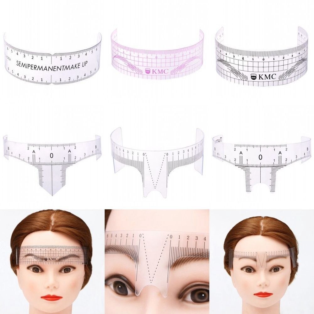 [Hàng mới về] Thước kẻ lông mày có thể tái sử dụng dễ sử dụng