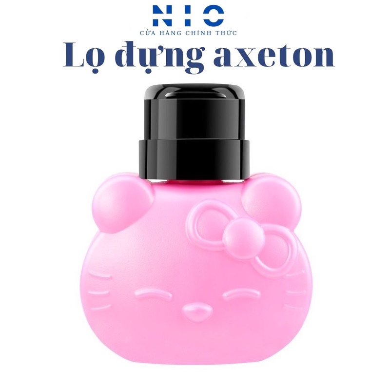Lọ đựng aceton to hình Hellokity