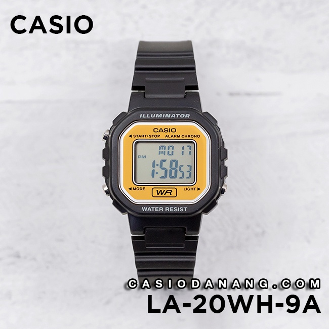 Đồng hồ nữ dây nhựa Casio chính hãng Anh Khuê LA-20WH-9ADF (30mm)