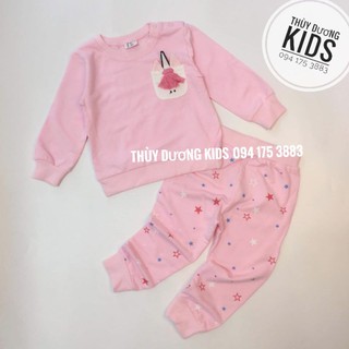 Bộ nỉ Hm Pony hồng xuất dư cho bé gái
