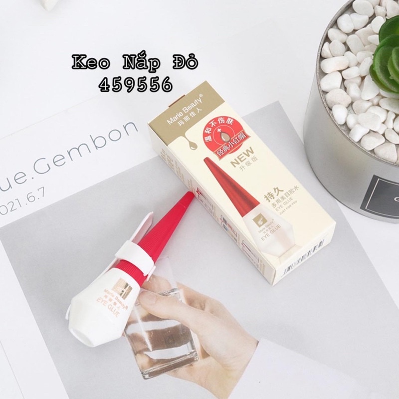 Keo dán mi kích mí nắp đỏ - đen