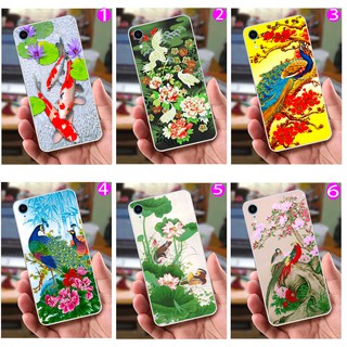Ốp lưng iphone xr - hình chim công, cá chép, cò