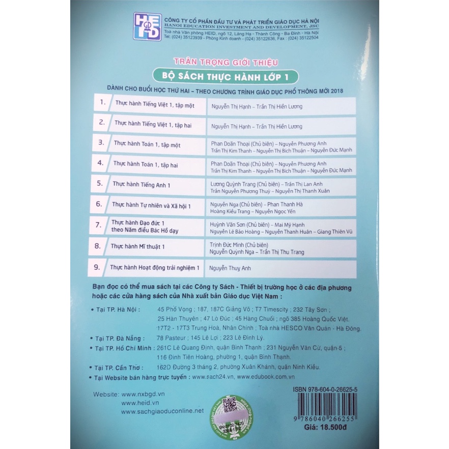 Sách - Combo Thực hành Tiếng Việt 1 Dành cho buổi học thứ 2 - Theo chương trình giáo dục phổ thông mới 2018 (2 tập)