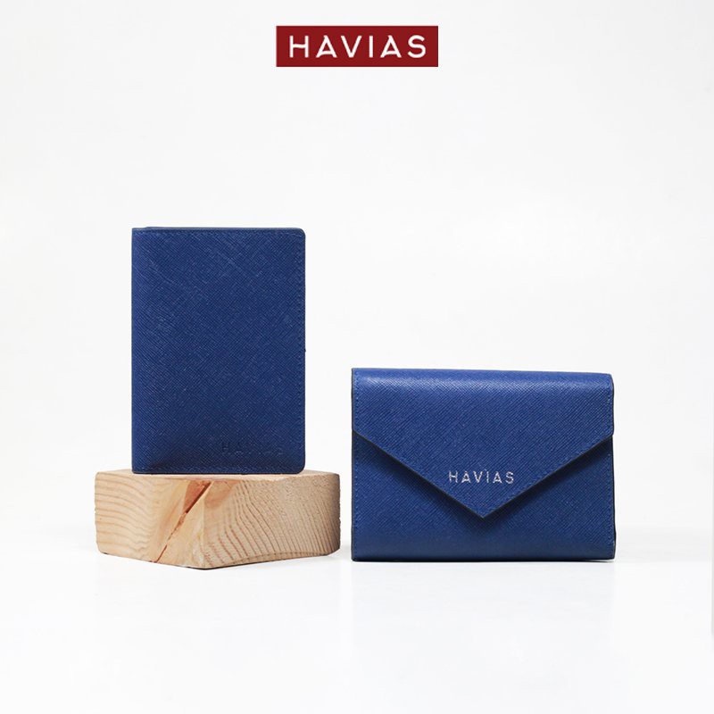 Ví Couple HAVIAS Heart2 &amp; Gapple Xanh Navy