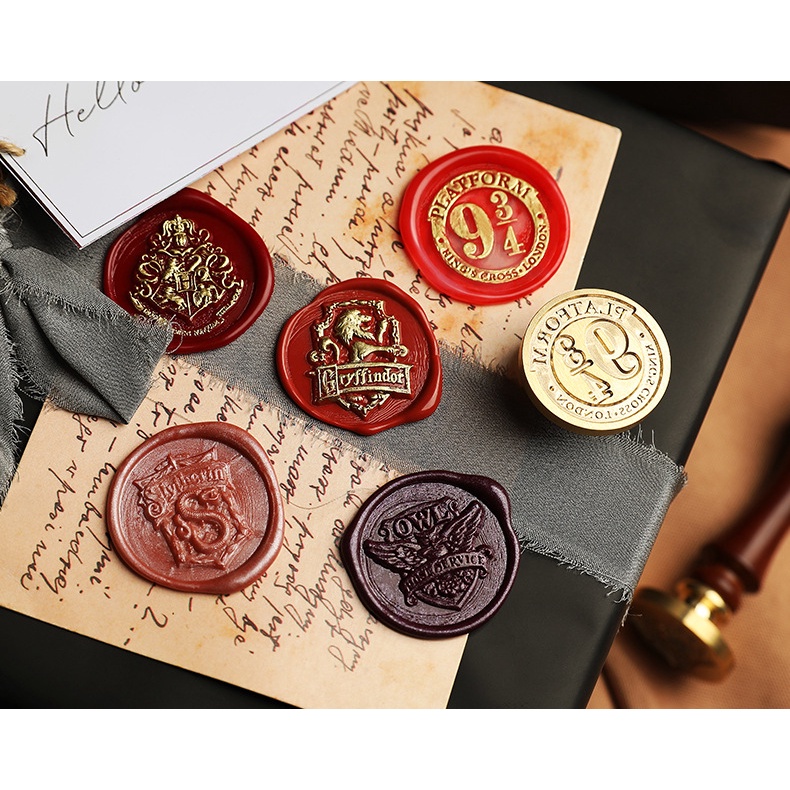 Con Dấu Bằng Đồng Đầu In Nổi Hình Harry Potter Độc Đáo