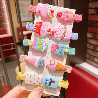 Kẹp tóc cho bé gái set 10 chiếc dễ thương cho bé