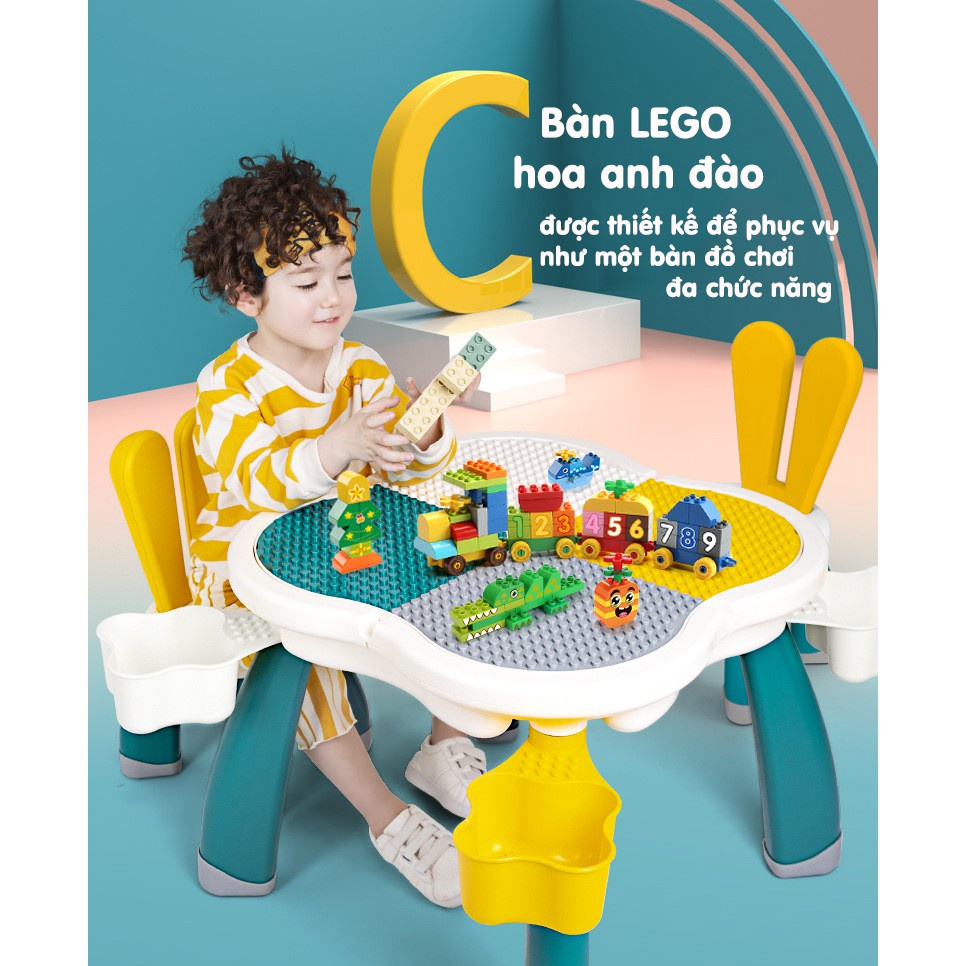 BỘ ĐỒ CHƠI LEGO HOA ANH ĐÀO - BỘ ĐỒ CHƠI GIÁO DỤC CHO BÉ-  CHẤT LIỆU NHỰA CAO CẤP AN TOÀN CHO BÉ