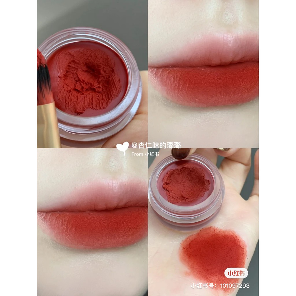 Son kem dưỡng NOVO thành phần thạch và bùn khoáng thích hợp chăm sóc vùng môi và má Nội Địa Trung