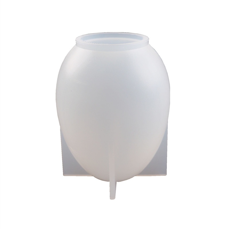 Khuôn silicone tạo hình quả trứng có đèn LED và đế trưng bày đồ thủ công DIY