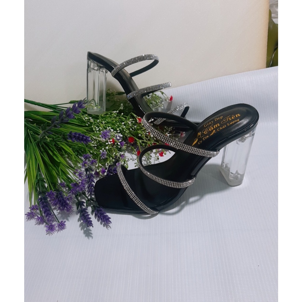 Ảnh thật giày cao gót nữ size nhỏ 33, 34 đến size lớn 40, 41, 42, 43, 44 cao 9 phân gót trong, bảo hành 2 năm