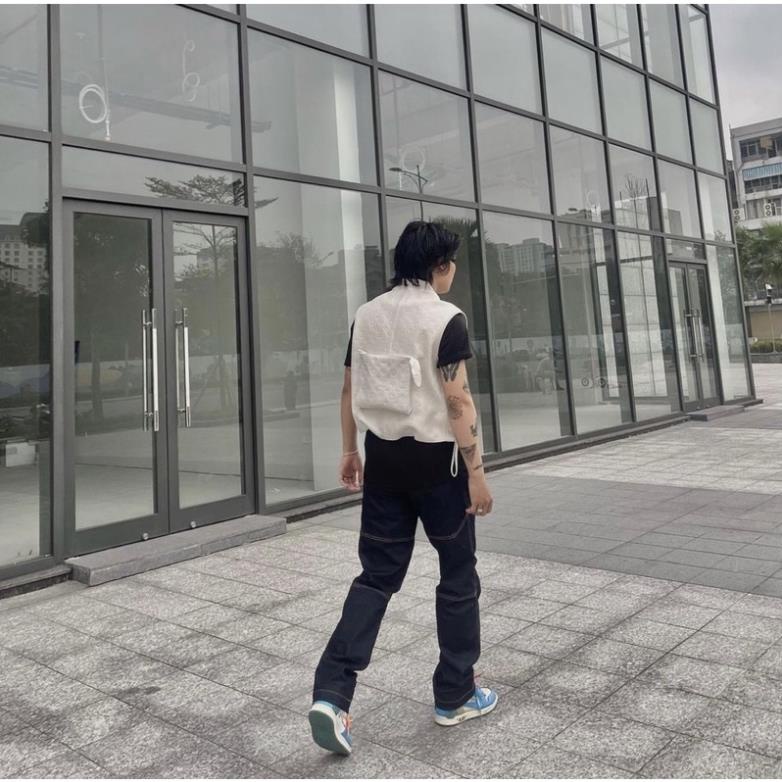 Áo vest LV Sơn Tùng da bò nhập Ý