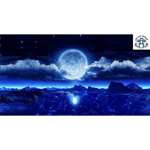 Tranh Decal 3D Dán Bể Cá Cảnh, Bể Thủy Sinh Mẫu 3