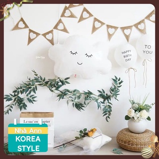BÓNG MÂY TRANG TRÍ SINH NHẬT, DECOR PHONG CÁCH HÀN QUỐC - NHÀ ANN