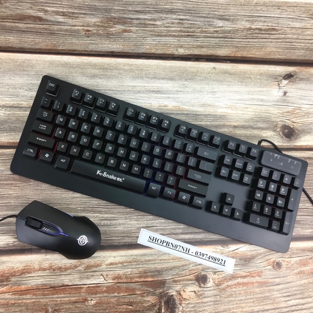 Bộ Bàn Phím Chuột Gaming Giả Cơ KM310 Có Đèn Led 7 Màu Bộ Bàn Phím Chuyển Chơi Game Jack Usb Dùng Cho Máy Tính Laptop | BigBuy360 - bigbuy360.vn