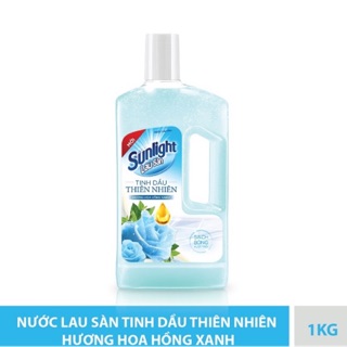 Nước Lau Sàn Sunlight tinh dầu thiên nhiên hương hoa hồng 1 Kg
