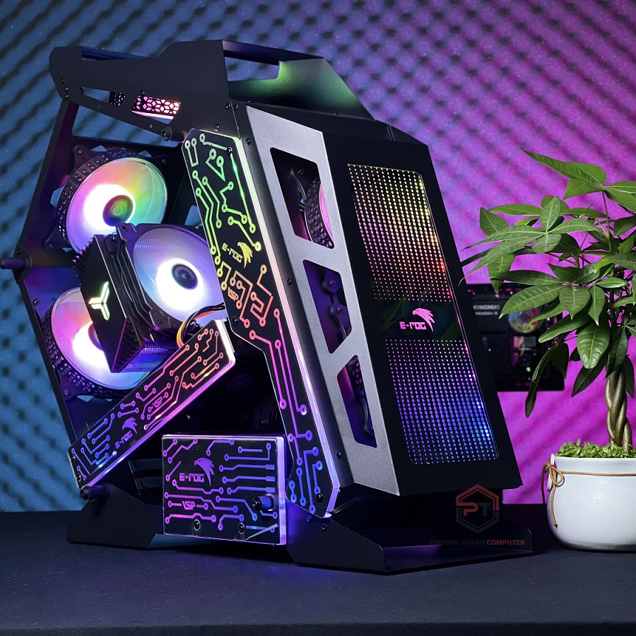 Thùng PC Gaming I5 10400F / Main H510 / RAM 8GB / SSD 128GB / HDD 500GB / VGA ASUS RX 580 8GB / PSU 600W