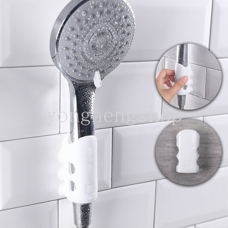 Giá Đỡ Vòi Hoa Sen Bằng Silicone Thiết Kế Cốc Hút Tiện Dụng Cho Nhà Tắm