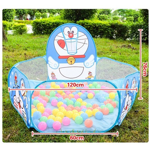 Lều quây doraemon kèm 100 bóng