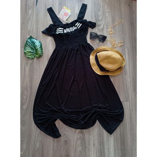 đầm maxi nhún bèo bigsize 65-120kg