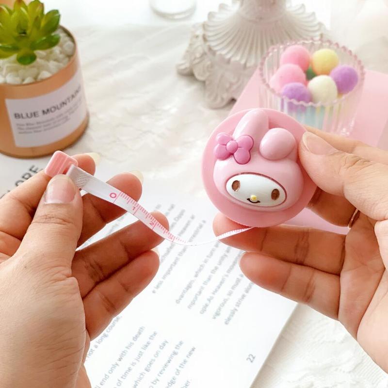 We Flower Cuộn Thước Dây Mini 1.5m Với Họa Tiết Hoạt Hình Xinh Xắn