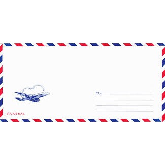 100 chiếc Phong bì máy bay