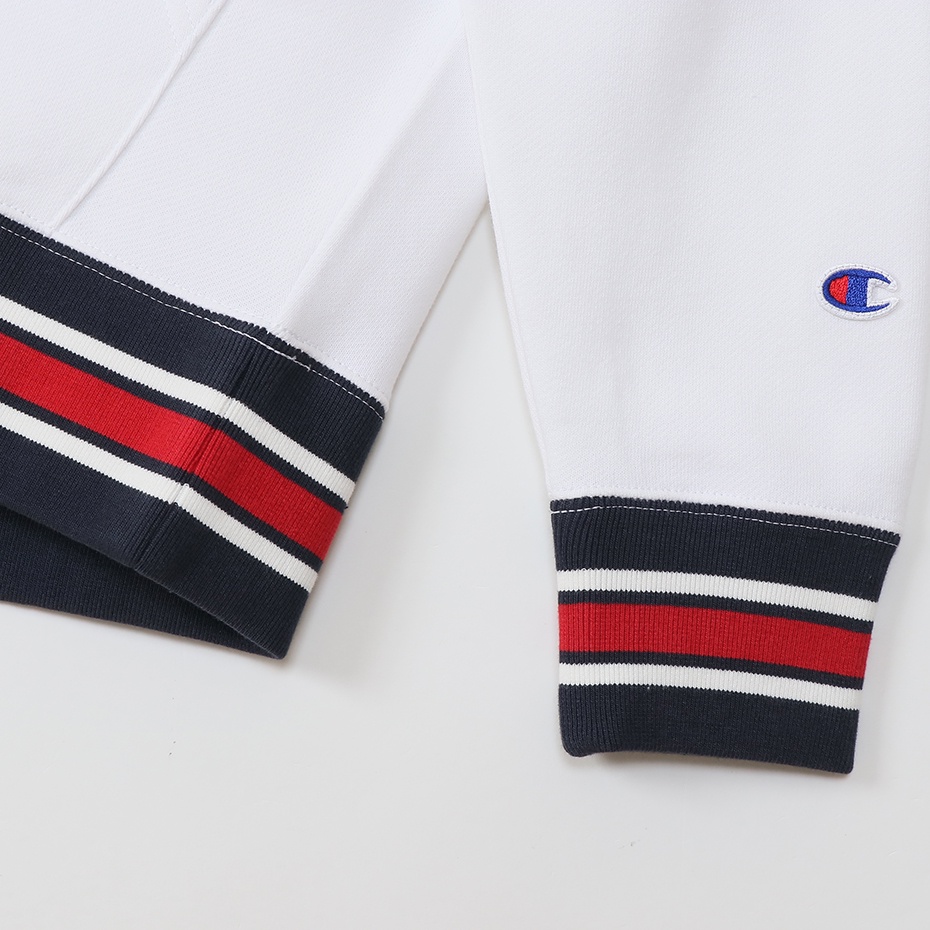 Áo Hoodie Champion Hooded Sweatshirt 22SS Basic Màu Trắng CMPC3T101WHT