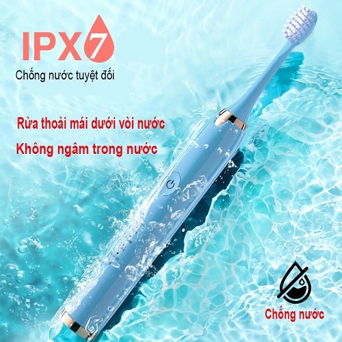Bàn Chải Điện 5 chế độ - Bàn Chải Đánh Răng Cao Cấp - Tặng Kèm 4 đầu Bàn Chải