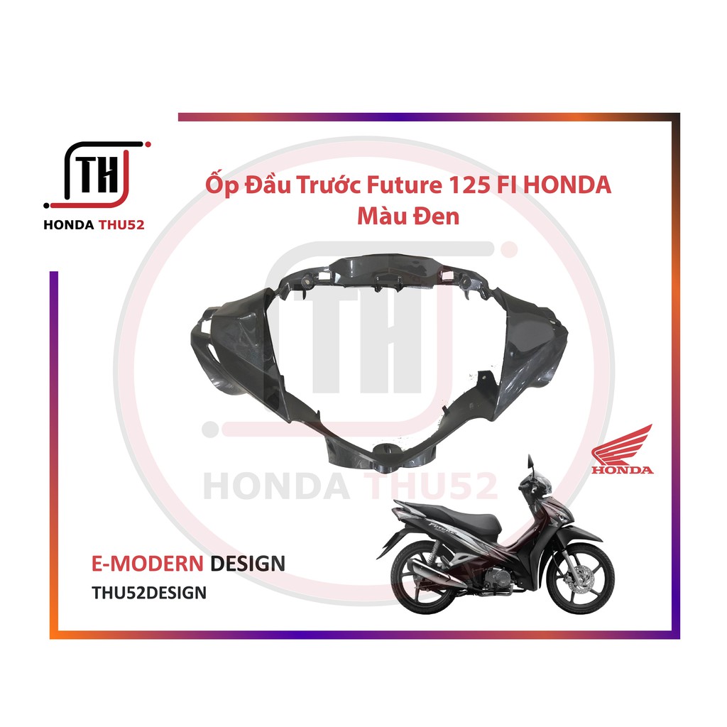 Ốp Đầu Trước Bàn Thờ Future 125 Fi Honda Đỏ Đen Đồng Bạc Xám
