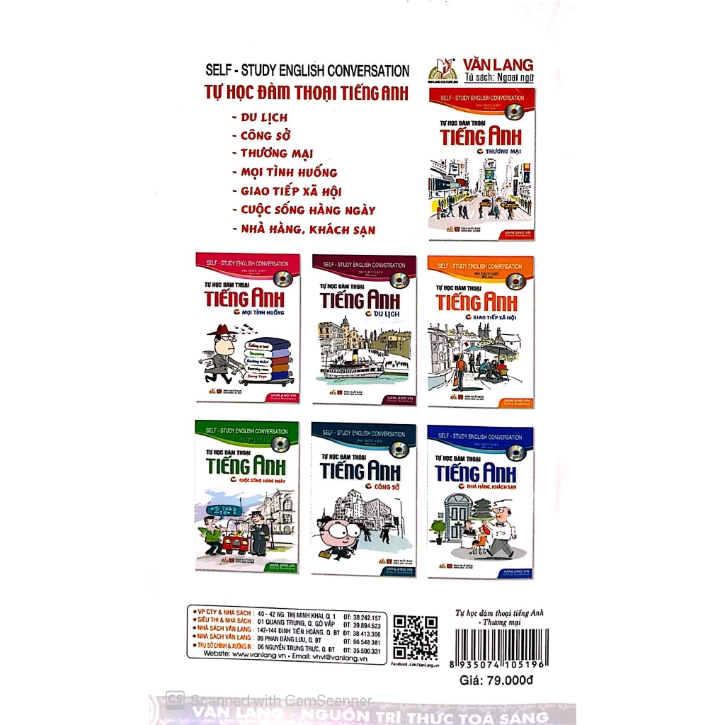Sách - Tự Học Đàm Thoại Tiếng Anh - Thương Mại (Kèm CD)