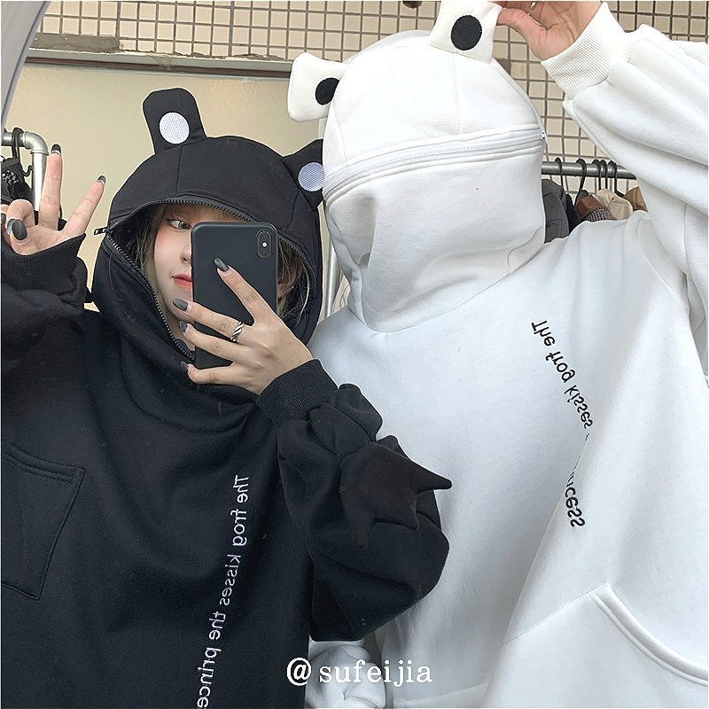 Áo Hoodie Mũ Hình Con Ếch Thời Trang Cao Cấp Cho Các Cặp Đôi | BigBuy360 - bigbuy360.vn