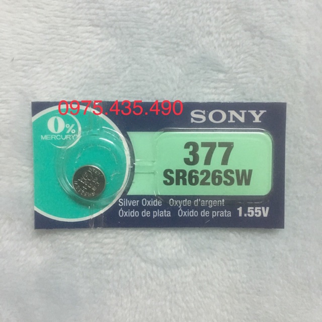 Pin SR626SW Sony Chính Hãng Vỉ 1 Viên
