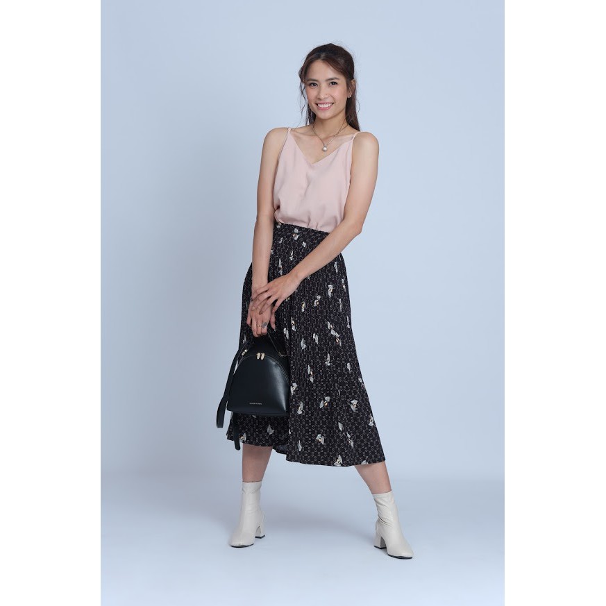 Chân váy dài xếp ly hoạ tiết bươm bướm GC DINOS GTB | BigBuy360 - bigbuy360.vn