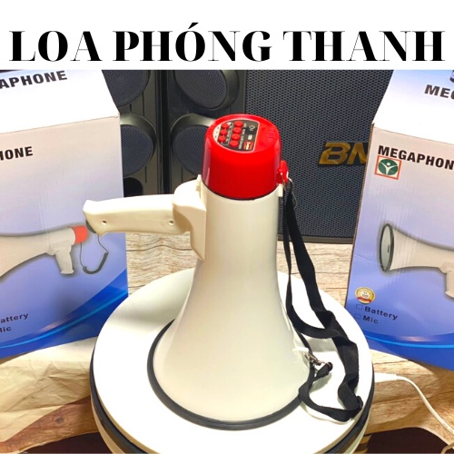 Loa phóng tay cầm tay 50w công suất lớn chất lượng cao phóng xa
