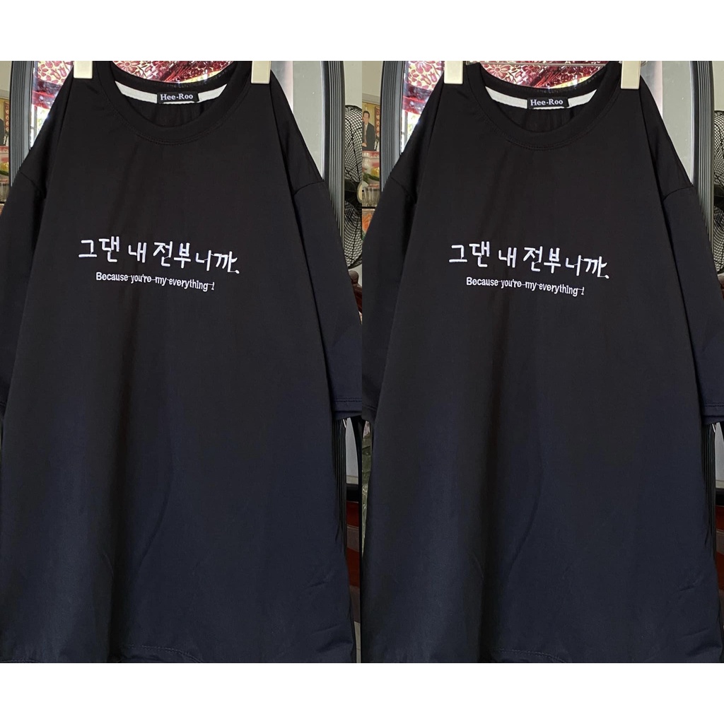 ÁO THUN my everything korean text 3158store PHÔNG NAM NỮ TAY NGẴN CẶP ĐÔI SIZE TRẺ EM BÉ TRAI GÁI UNISEX