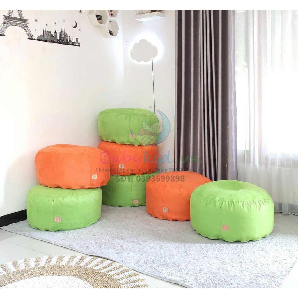 Đôn gác chân hạt xốp, dùng cùng ghế lười hạt xốp