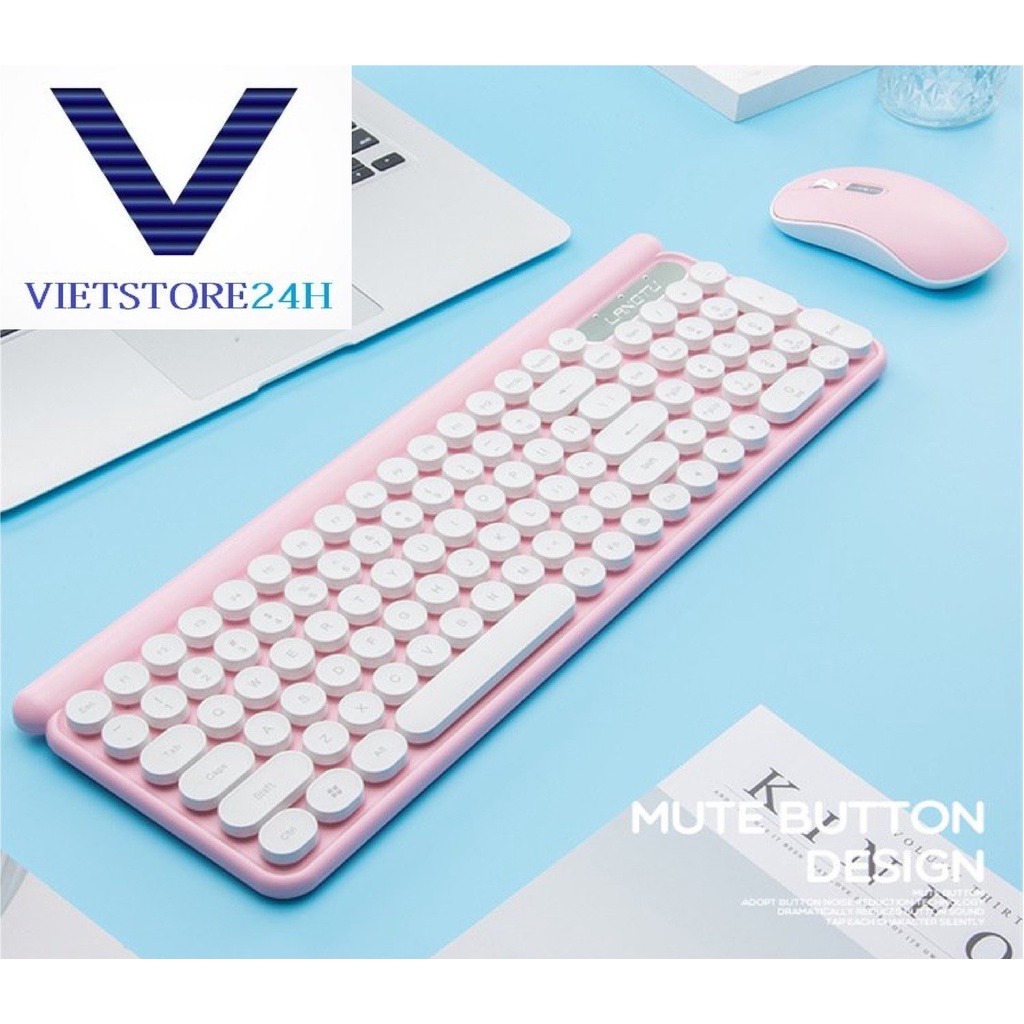 Bộ Bàn Phím Chuột Không Dây LANGTU LT400 - Màu Ngẫu Nhiên