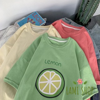 Áo Thun Nữ 🍓FREESHIP🍓Áo Tay Lỡ Form Rộng Hình Trái Cây cực xinh tươi
